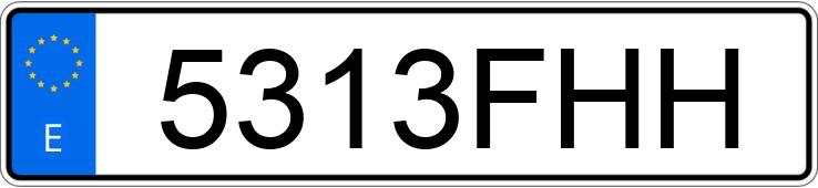 Numer rejestracyjny 5313FHH posiada HYUNDAI SONATA