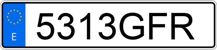 Numer rejestracyjny 5313GFR posiada BMW SERIE 3 Numer rejestracyjny 5313GFR posiada BMW SERIE 3