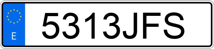 Numer rejestracyjny 5313JFS posiada VOLVO XC60
