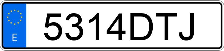 Numer rejestracyjny 5314DTJ posiada SEAT IBIZA Numer rejestracyjny 5314DTJ posiada SEAT IBIZA