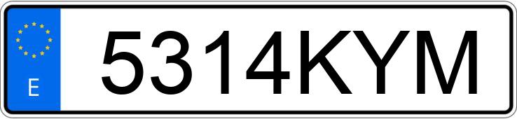 Numer rejestracyjny 5314KYM posiada FORD TRANSIT COURIER