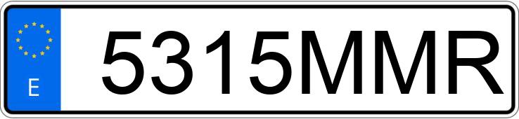 Numer rejestracyjny 5315MMR posiada RENAULT CAPTUR