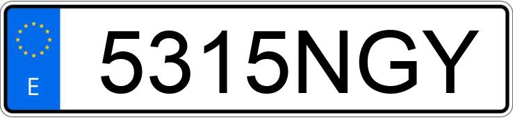 Numer rejestracyjny 5315NGY posiada VOLKSWAGEN CRAFTER