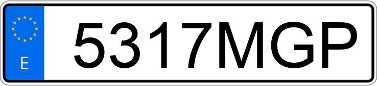 O número de registro 5317MGP tem BMW SERIE 2