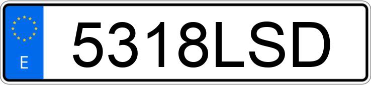 Numer rejestracyjny 5318LSD posiada JEEP COMPASS