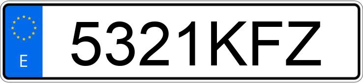 Numer rejestracyjny 5321KFZ posiada MINI MINI