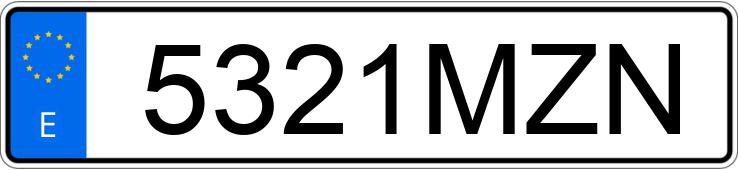 Numer rejestracyjny 5321MZN posiada RENAULT SYMBIOZ