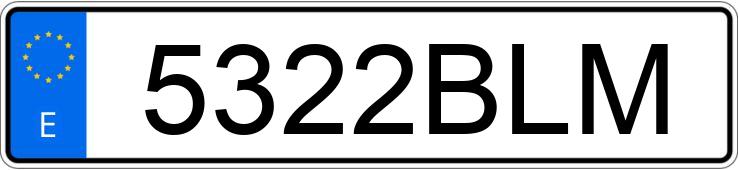 Numer rejestracyjny 5322BLM posiada RENAULT MEGANE Numer rejestracyjny 5322BLM posiada RENAULT MEGANE