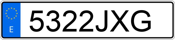 Numer rejestracyjny 5322JXG posiada MERCEDES E (212-207)