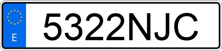 Numer rejestracyjny 5322NJC posiada TOYOTA RAV4 Numer rejestracyjny 5322NJC posiada TOYOTA RAV4