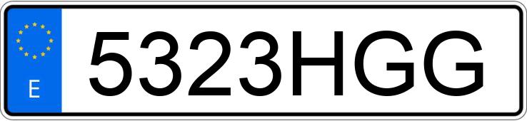 Numer rejestracyjny 5323HGG posiada SEAT LEON Numer rejestracyjny 5323HGG posiada SEAT LEON