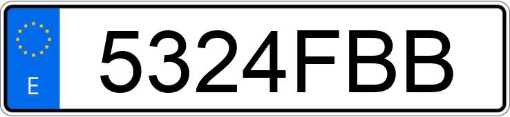 Numer rejestracyjny 5324FBB posiada PIAGGIO COMMERCIAL PORTER Numer rejestracyjny 5324FBB posiada PIAGGIO COMMERCIAL PORTER