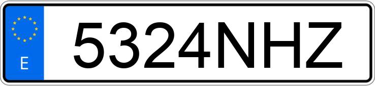 Numer rejestracyjny 5324NHZ posiada VOLKSWAGEN GOLF Numer rejestracyjny 5324NHZ posiada VOLKSWAGEN GOLF