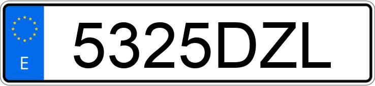 Numer rejestracyjny 5325DZL posiada PEUGEOT 307 Numer rejestracyjny 5325DZL posiada PEUGEOT 307