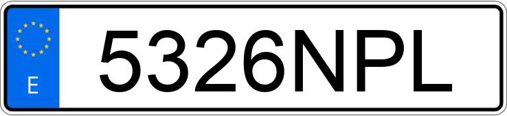 El número de registro 5326NPL tiene BMW X2 El número de registro 5326NPL tiene BMW X2