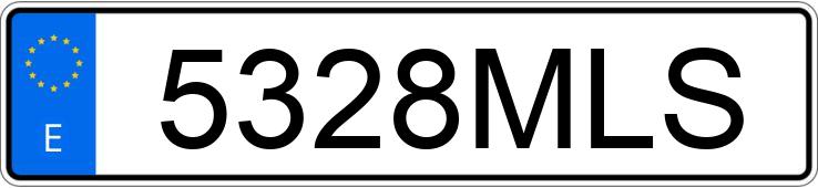 Numer rejestracyjny 5328MLS posiada CHRYSLER CROSSFIRE