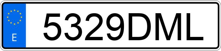 Numer rejestracyjny 5329DML posiada CITROEN C3