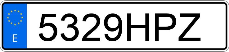 Numer rejestracyjny 5329HPZ posiada VOLVO XC60