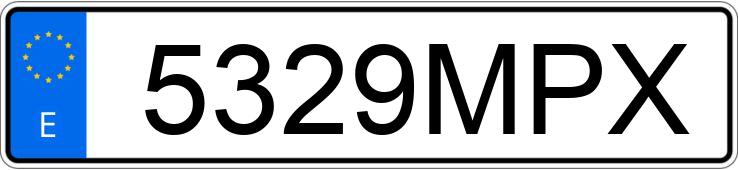 Numer rejestracyjny 5329MPX posiada HYUNDAI TUCSON