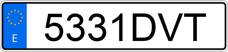 Numer rejestracyjny 5331DVT posiada ALFA ROMEO 147 Numer rejestracyjny 5331DVT posiada ALFA ROMEO 147