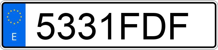 Numer rejestracyjny 5331FDF posiada SEAT LEON Numer rejestracyjny 5331FDF posiada SEAT LEON