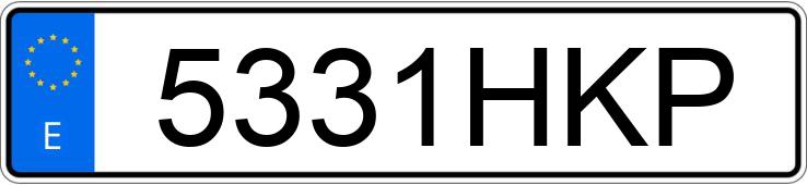 Numer rejestracyjny 5331HKP posiada OPEL CORSA