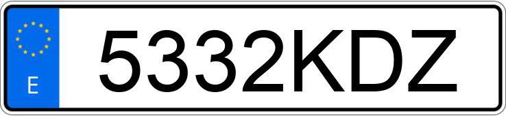 Numer rejestracyjny 5332KDZ posiada OPEL CORSA