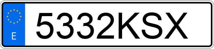 Numer rejestracyjny 5332KSX posiada RENAULT CLIO