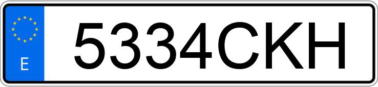 Numer rejestracyjny 5334CKH posiada SEAT CORDOBA