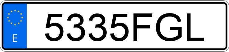 Numer rejestracyjny 5335FGL posiada AUDI A3 Numer rejestracyjny 5335FGL posiada AUDI A3