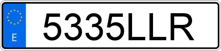 Numer rejestracyjny 5335LLR posiada PEUGEOT RIFTER