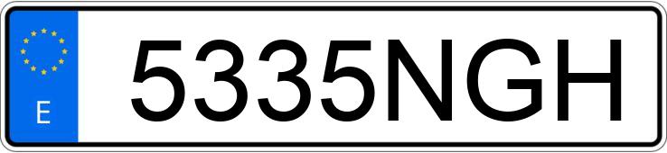 Numer rejestracyjny 5335NGH posiada KIA NIRO Numer rejestracyjny 5335NGH posiada KIA NIRO