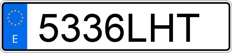 Numer rejestracyjny 5336LHT posiada VOLKSWAGEN GOLF Numer rejestracyjny 5336LHT posiada VOLKSWAGEN GOLF