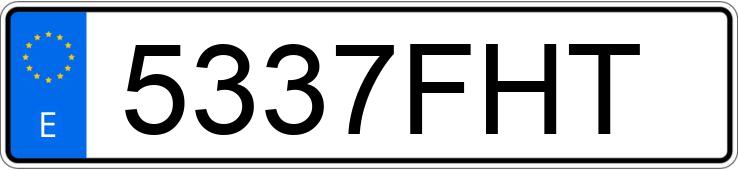 Numer rejestracyjny 5337FHT posiada FORD FOCUS Numer rejestracyjny 5337FHT posiada FORD FOCUS