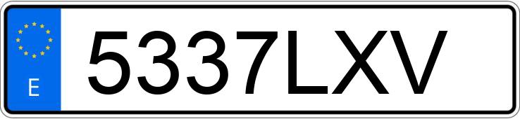 Numer rejestracyjny 5337LXV posiada PEUGEOT 208