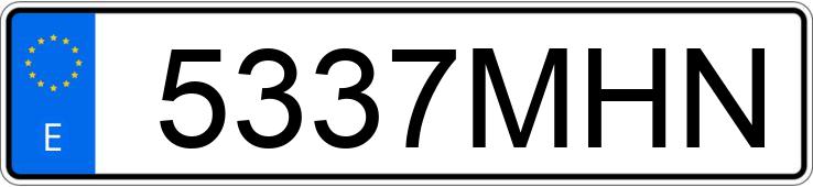 Numer rejestracyjny 5337MHN posiada TESLA MODEL 3 Numer rejestracyjny 5337MHN posiada TESLA MODEL 3