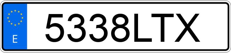 Numer rejestracyjny 5338LTX posiada AUDI A3 Numer rejestracyjny 5338LTX posiada AUDI A3