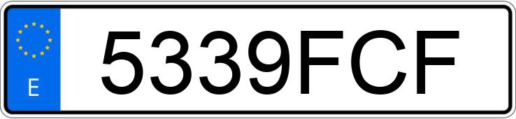 Numer rejestracyjny 5339FCF posiada PEUGEOT 407