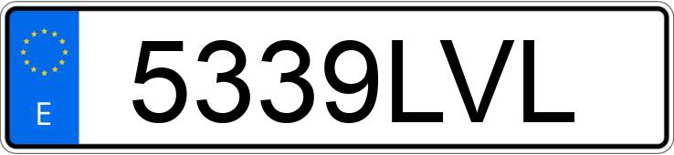 Numer rejestracyjny 5339LVL posiada RENAULT CLIO