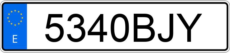 Numer rejestracyjny 5340BJY posiada PEUGEOT 206 Numer rejestracyjny 5340BJY posiada PEUGEOT 206