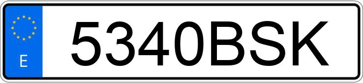 Numer rejestracyjny 5340BSK posiada CITROEN XSARA PICASSO 2.0 HDI EXCLUSIVE