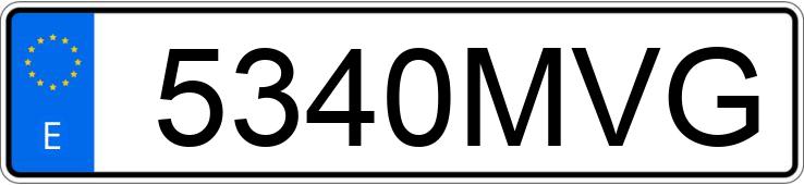 Numer rejestracyjny 5340MVG posiada KIA CEED