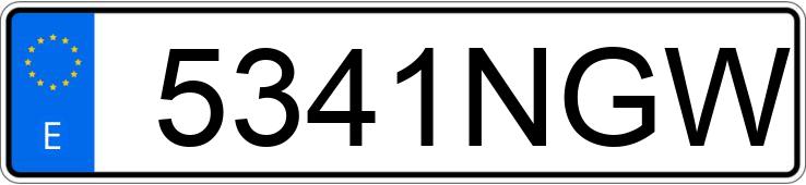 Numer rejestracyjny 5341NGW posiada VOLKSWAGEN POLO