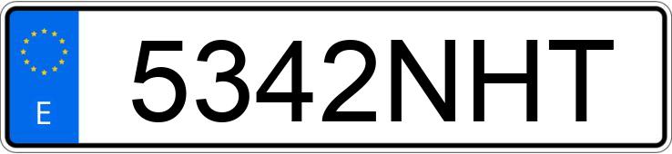 Numer rejestracyjny 5342NHT posiada TOYOTA LAND CRUISER