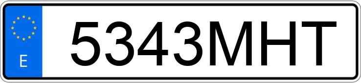 Numer rejestracyjny 5343MHT posiada CITROEN BERLINGO