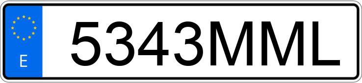 Numer rejestracyjny 5343MML posiada PORSCHE 718 CAYMAN