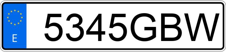 Numer rejestracyjny 5345GBW posiada FORD FOCUS Numer rejestracyjny 5345GBW posiada FORD FOCUS