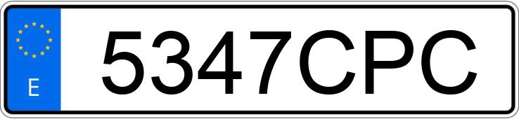 Numer rejestracyjny 5347CPC posiada VOLKSWAGEN GOLF Numer rejestracyjny 5347CPC posiada VOLKSWAGEN GOLF