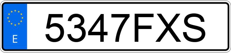 Numer rejestracyjny 5347FXS posiada LAND ROVER DISCOVERY