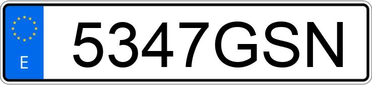 Numer rejestracyjny 5347GSN posiada PEUGEOT 308